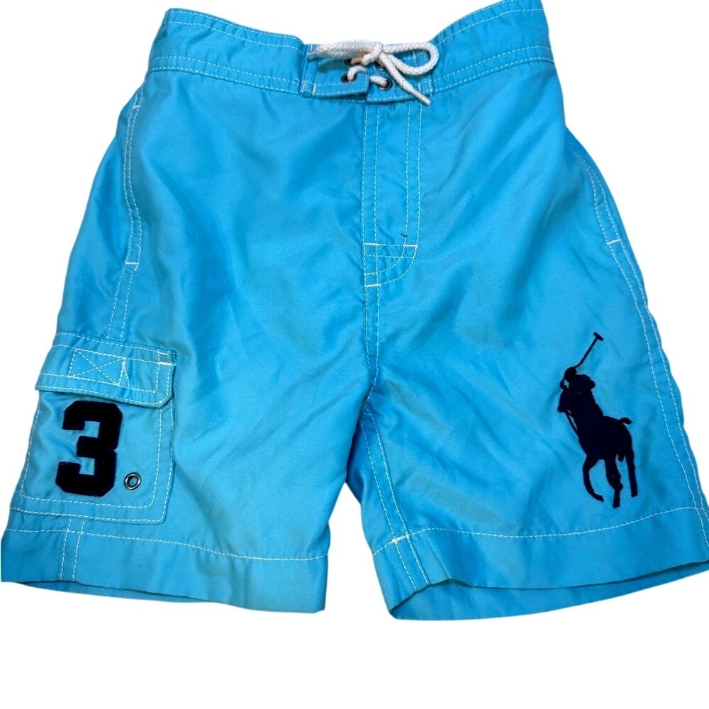 NWT Polo Ralph Lauren Sanibel Big PonySwim Trunk, 24 months‎